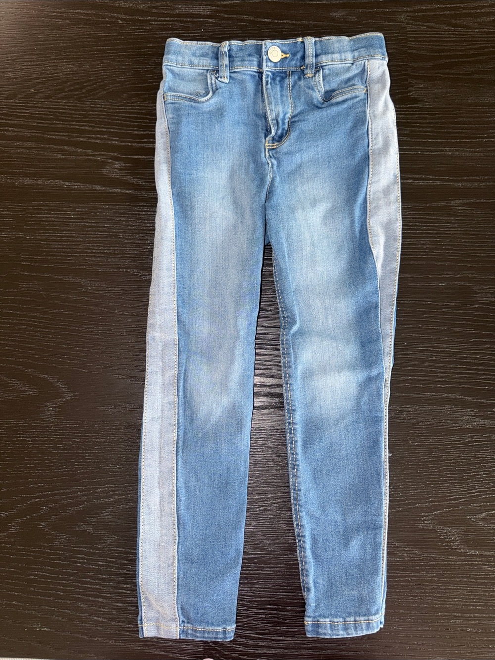 OshKosh B'gosh Light and Medium Blue Two-Tone Skinny Jeans